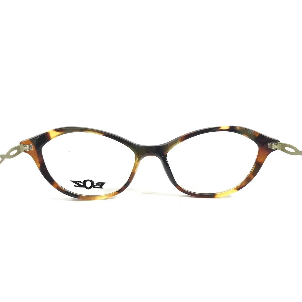 BOZ Eyeglasses Frames EXPRESS 9940 Green Demi Brown Tortoise Anise Red 53-16-140